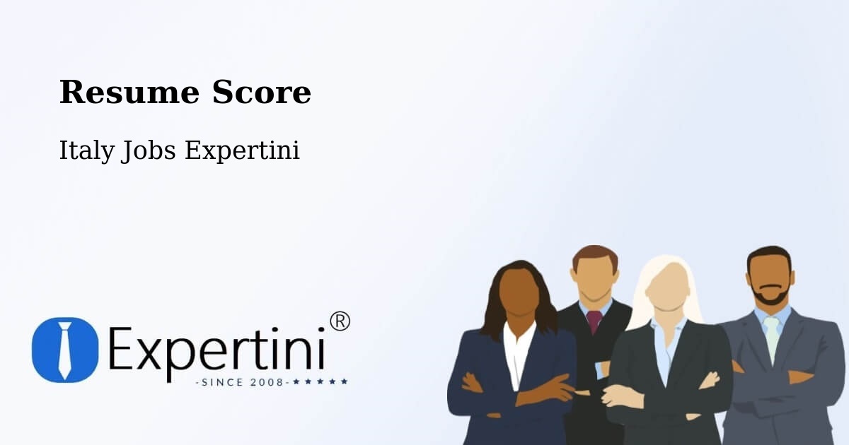 Resume Score & Job Description Match Tool – Gorle - Italy Jobs Expertini